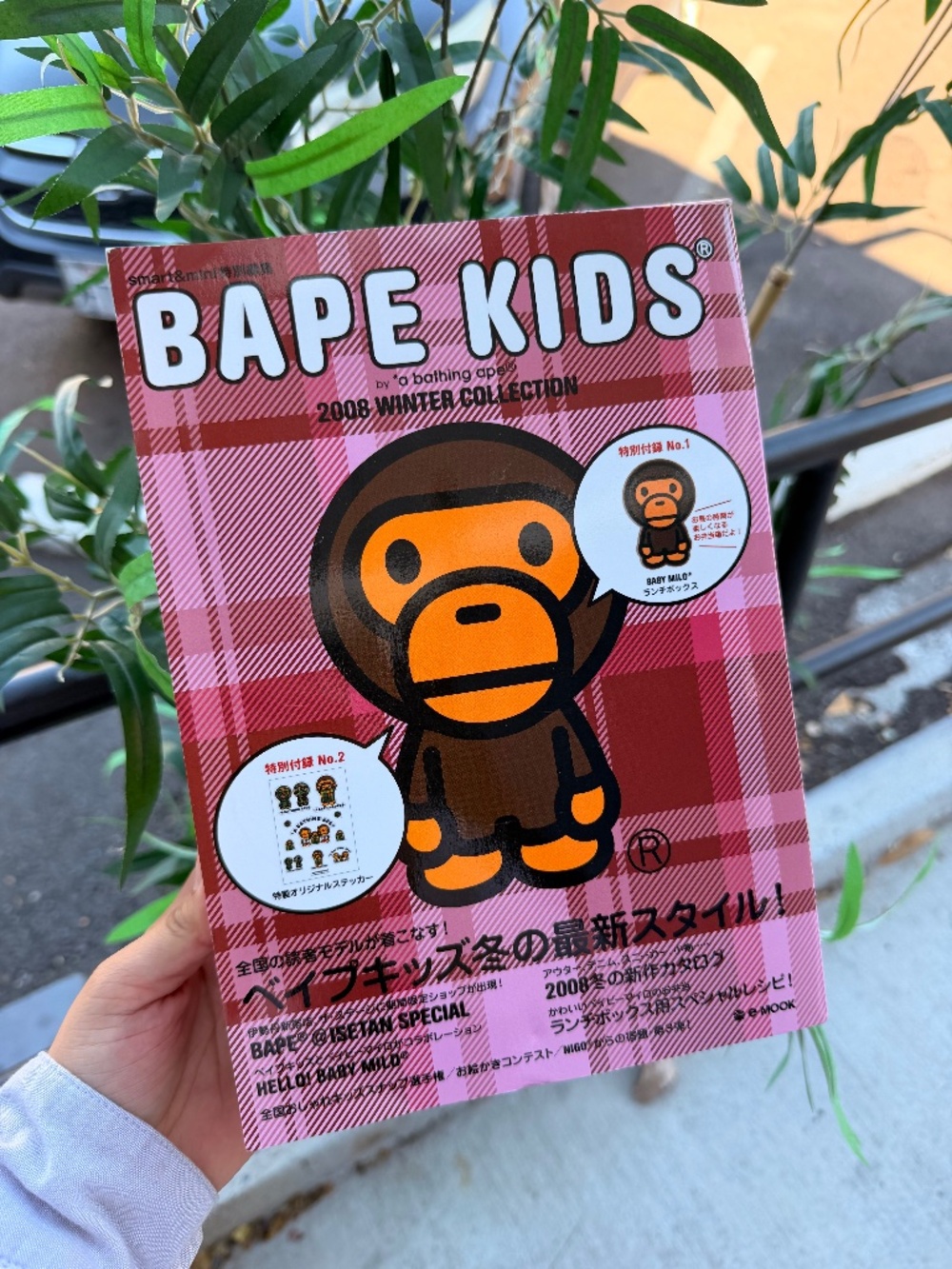 BAPE KIDS - Baby Milo Lunch Box Magazine Set - 2008 Winter Collection - New